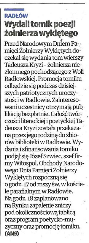 Gazeta Krakowska - 28.02.2017