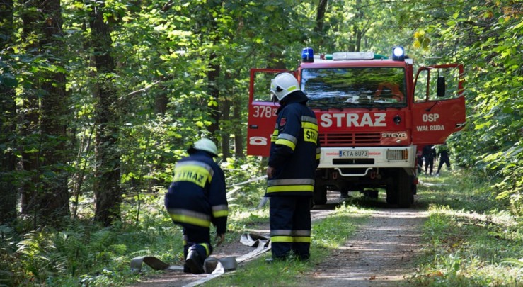 Ćwiczenia Małopolskiej Brygady Obwodowej Kompanii Gaśniczej