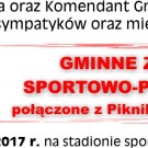Gminne Zawody Sportowo-Pożarnicze oraz Piknik Strażacki
