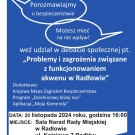 Debata pt. Problemy i zagrożenia związane z funkcjonowaniem akwenu w Radłowie